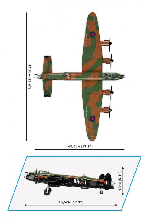 Konstruktor Cobi aviona Avro Lancaster - dijelovi 1595IVET.HR - MODERNA ODJEĆA