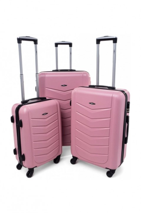 Komplet 3 kofera MORTIGO PINK, Boja: roza, IVET.HR - MODERNA ODJEĆA