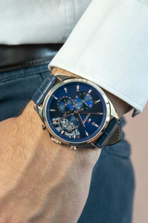 Muški sat Tommy Hilfiger Baker 1710451, Boja: tamnoplava, IVET.HR - MODERNA ODJEĆA