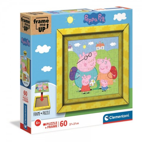 Dječja slagalica Clementoni Frame Me Up od 60 dijelova - Peppa PigIVET.HR - MODERNA ODJEĆA