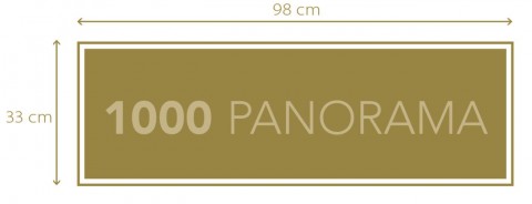 Panoramska slagalica Clementoni od 1000 dijelova - Tamnice i zmajeviIVET.HR - MODERNA ODJEĆA