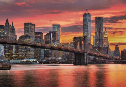 Puzzle Clementoni od 1500 dijelova - East River u sumrakuIVET.HR - MODERNA ODJEĆA