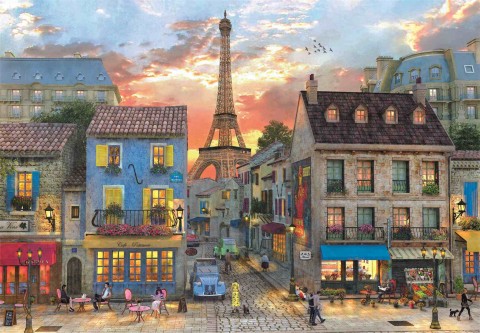Puzzle Clementoni od 1000 dijelova - Ulice ParizaIVET.HR - MODERNA ODJEĆA