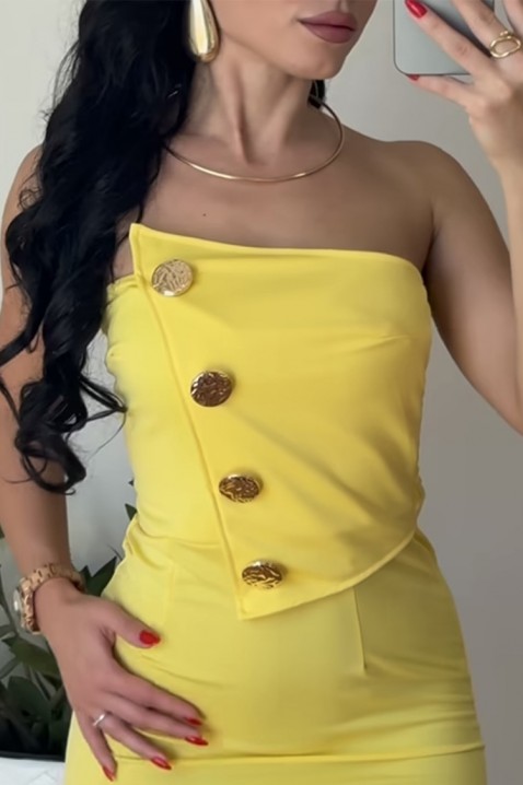 Haljina NOIDEFA YELLOW, Boja: žuta, IVET.HR - MODERNA ODJEĆA