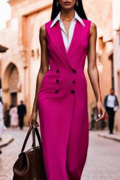 Haljina - sako XEOMERA FUCHSIA, Boja: fuksija, IVET.HR - MODERNA ODJEĆA