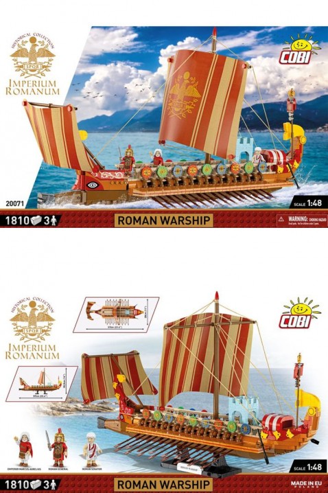 Konstruktor Cobi brod Roman Warship - dijelovi 1810IVET.HR - MODERNA ODJEĆA