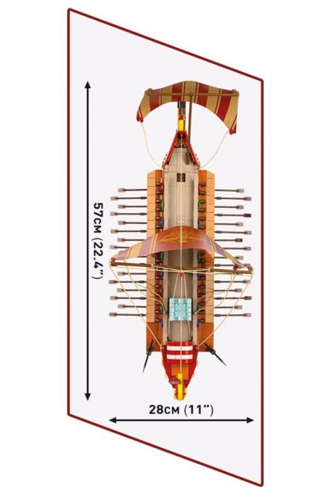 Konstruktor Cobi brod Roman Warship - dijelovi 1810IVET.HR - MODERNA ODJEĆA