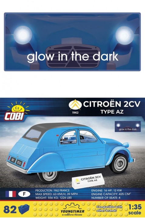 Konstruktor Cobi auto Citroen 2CV- dijelovi 82IVET.HR - MODERNA ODJEĆA