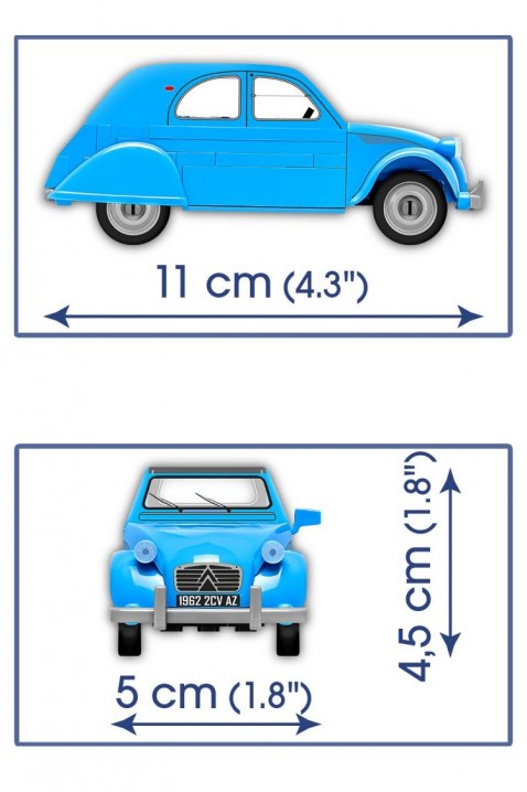 Konstruktor Cobi auto Citroen 2CV- dijelovi 82IVET.HR - MODERNA ODJEĆA