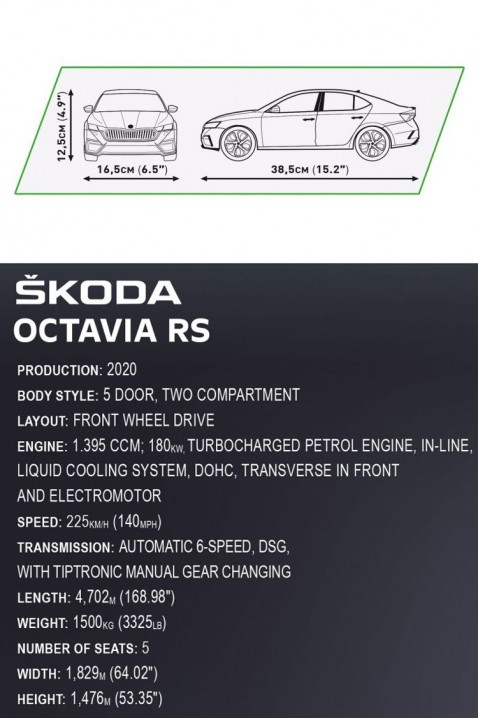 Konstruktor Cobi auto Škoda Octavia - dijelovi 2405IVET.HR - MODERNA ODJEĆA
