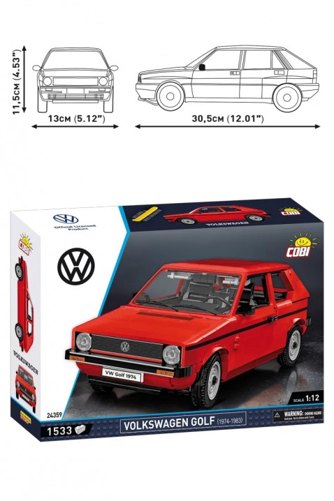 Konstruktor Cobi auto Volkswagen Golf - dijelovi 1533IVET.HR - MODERNA ODJEĆA