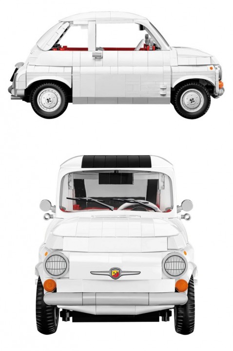 Konstruktor Cobi auto Fiat Abarth 595 - dijelovi 1091IVET.HR - MODERNA ODJEĆA