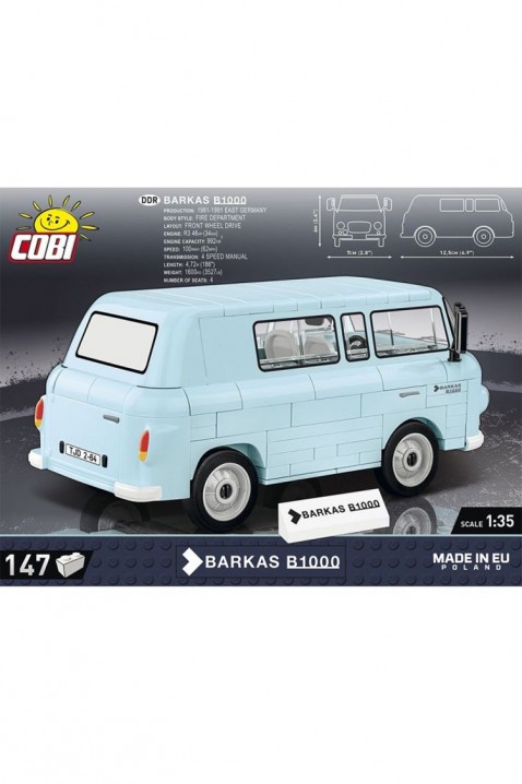 Konstruktor Cobi auto Barkas B1000 - dijelovi 147IVET.HR - MODERNA ODJEĆA