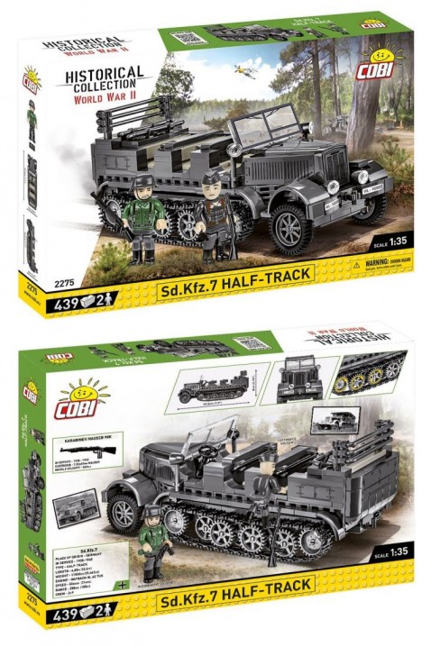 Konstruktor Cobi tenk Sd.Kfz. 7 Half-track - dijelovi 439IVET.HR - MODERNA ODJEĆA