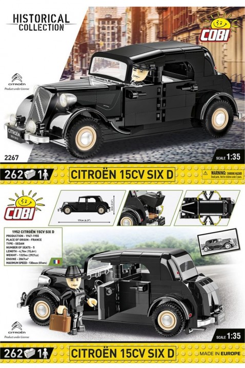 Konstruktor Cobi auto Citroen 15CV šestica D - dijelovi 262IVET.HR - MODERNA ODJEĆA