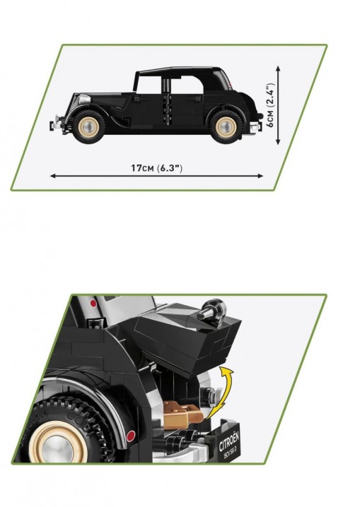 Konstruktor Cobi auto Citroen 15CV šestica D - dijelovi 262IVET.HR - MODERNA ODJEĆA