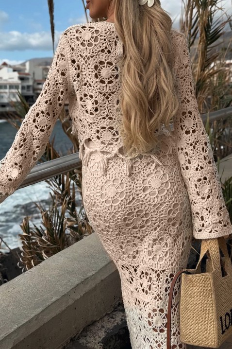 Komplet za plažu ERFOLXA BEIGE, Boja: bež, IVET.HR - MODERNA ODJEĆA
