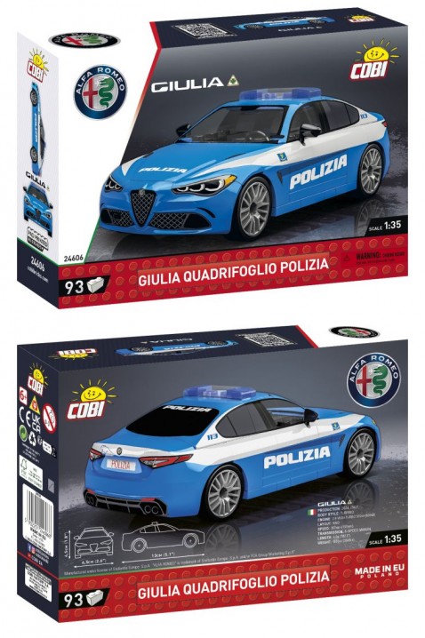 Konstruktor Cobi auto Alfa Romeo Giulia Quadrifoglio - dijelovi 93IVET.HR - MODERNA ODJEĆA