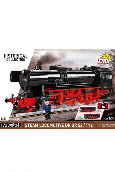 Konstruktor Cobi lokomotiva Parna Locomotive DR BR 52/TY2 - dijelovi 1723IVET.HR - MODERNA ODJEĆA