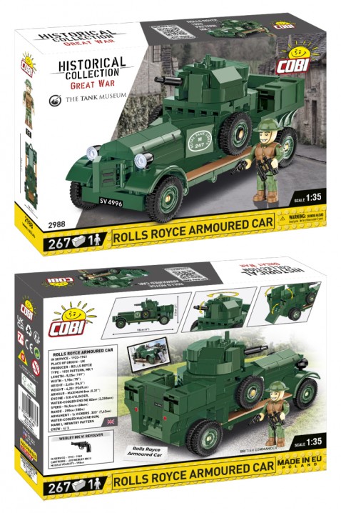 Konstruktor Cobi auto Rolls Royce Armored Car - dijelovi 267IVET.HR - MODERNA ODJEĆA