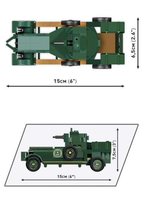 Konstruktor Cobi auto Rolls Royce Armored Car - dijelovi 267IVET.HR - MODERNA ODJEĆA