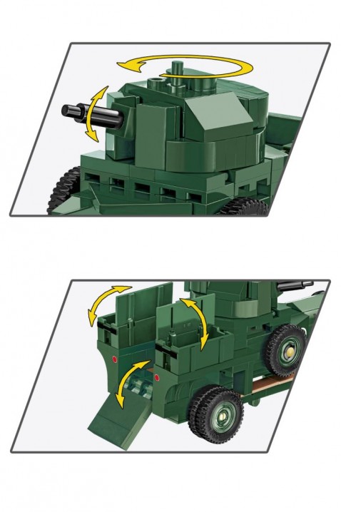Konstruktor Cobi auto Rolls Royce Armored Car - dijelovi 267IVET.HR - MODERNA ODJEĆA