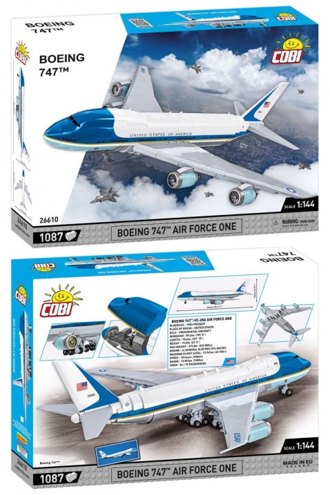 Konstruktor Cobi avion Boeing 747 Air Force One - dijelovi 1087IVET.HR - MODERNA ODJEĆA