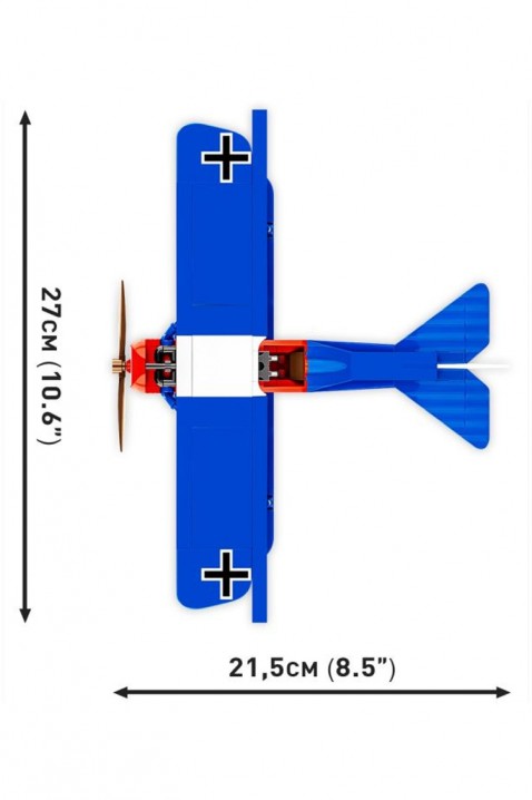 Konstruktor Cobi avion Fokker D. VII - dijelovi 256IVET.HR - MODERNA ODJEĆA