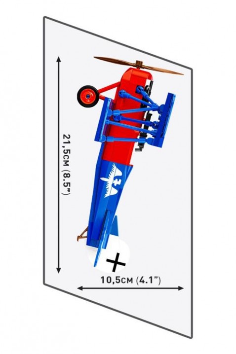 Konstruktor Cobi avion Fokker D. VII - dijelovi 256IVET.HR - MODERNA ODJEĆA