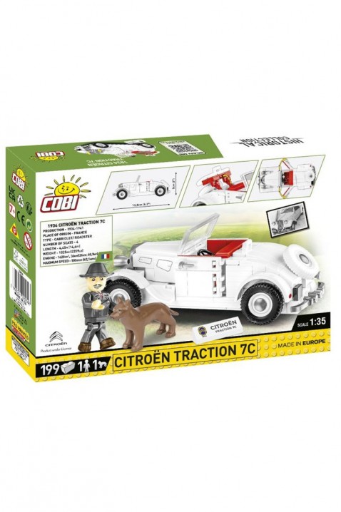 Konstruktor Cobi auto Citroen Traction 7C - dijelovi 199IVET.HR - MODERNA ODJEĆA