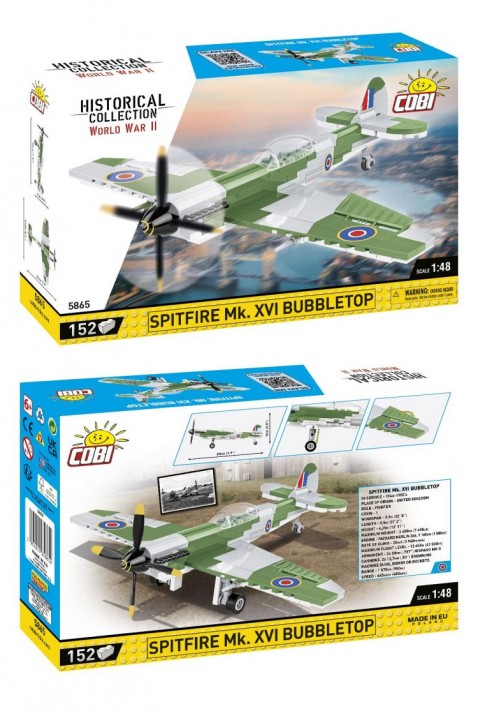Konstruktor Cobi avion Spitfire Mk. XVI Bubbletop - dijelovi 152IVET.HR - MODERNA ODJEĆA