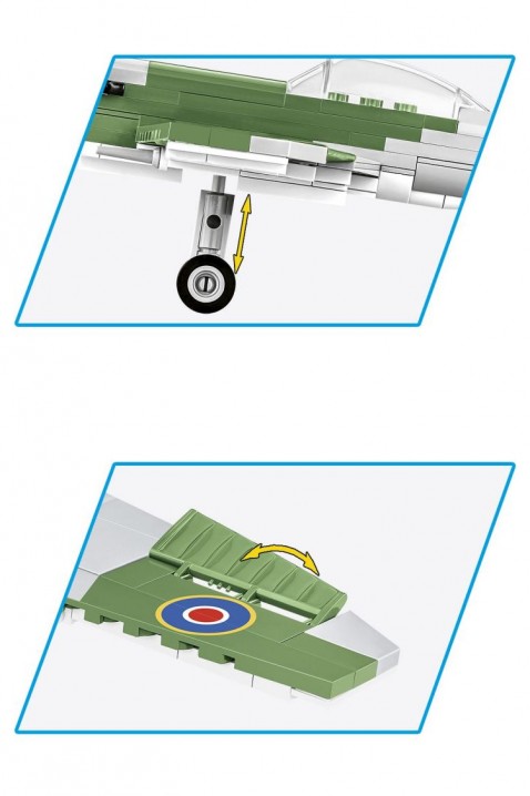 Konstruktor Cobi avion Spitfire Mk. XVI Bubbletop - dijelovi 152IVET.HR - MODERNA ODJEĆA