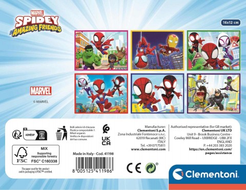 Dječja slagalica Clementoni od 12 dijelova - Spidey i njegovi nevjerojatni prijateljiIVET.HR - MODERNA ODJEĆA