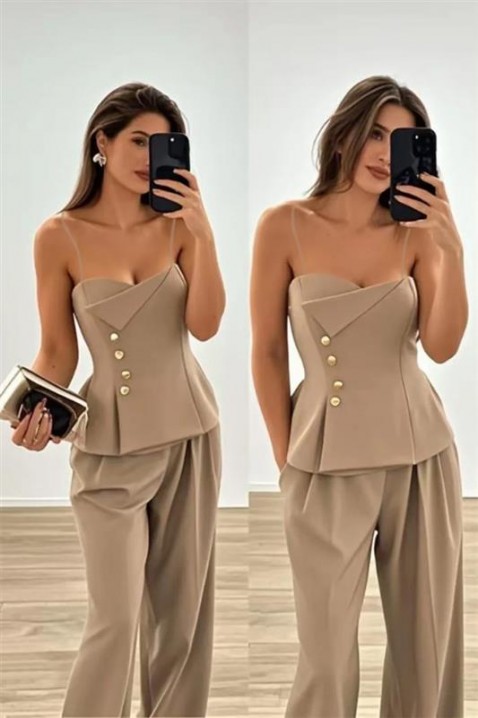 Top VERLONVA BEIGE, Boja: bež, IVET.HR - MODERNA ODJEĆA