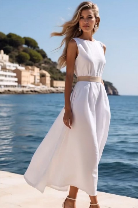 Haljina SIOVELA WHITE, Boja: bijela, IVET.HR - MODERNA ODJEĆA