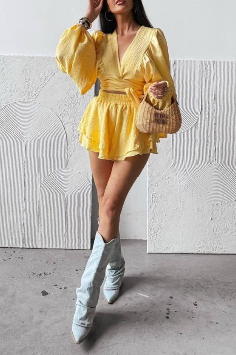 Komplet SIANNA YELLOW, Boja: žuta, IVET.HR - MODERNA ODJEĆA
