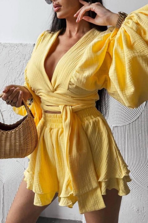 Komplet SIANNA YELLOW, Boja: žuta, IVET.HR - MODERNA ODJEĆA
