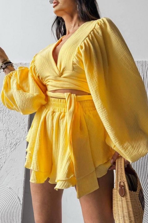 Komplet SIANNA YELLOW, Boja: žuta, IVET.HR - MODERNA ODJEĆA
