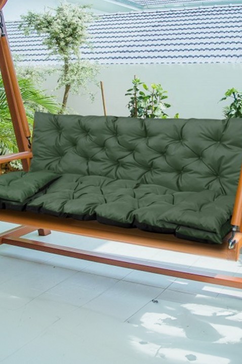 Jastuk za vrtnu klupu/ljuljačku 3 u 1 TREXY GREEN 100x60x50 cm, Boja: zelena, IVET.HR - MODERNA ODJEĆA