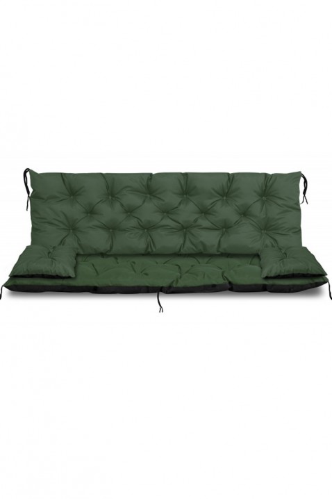 Jastuk za vrtnu klupu/ljuljačku 3 u 1 TREXY GREEN 100x60x50 cm, Boja: zelena, IVET.HR - MODERNA ODJEĆA