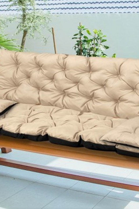 Jastuk za vrtnu klupu/ljuljačku 3 u 1 TREXY BEIGE 100x60x50 cm, Boja: bež, IVET.HR - MODERNA ODJEĆA