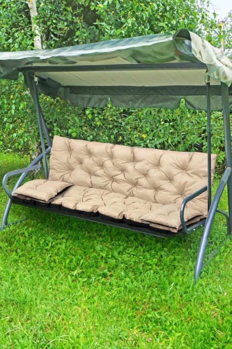 Jastuk za vrtnu klupu/ljuljačku 3 u 1 TREXY BEIGE 100x60x50 cm, Boja: bež, IVET.HR - MODERNA ODJEĆA