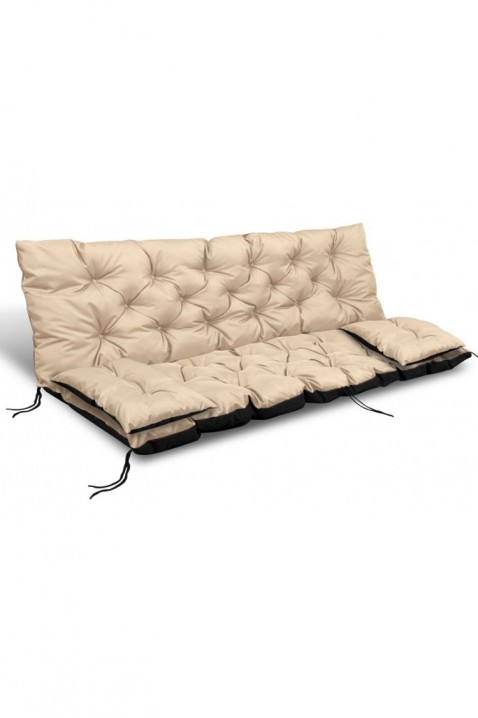 Jastuk za vrtnu klupu/ljuljačku 3 u 1 TREXY BEIGE 100x60x50 cm, Boja: bež, IVET.HR - MODERNA ODJEĆA