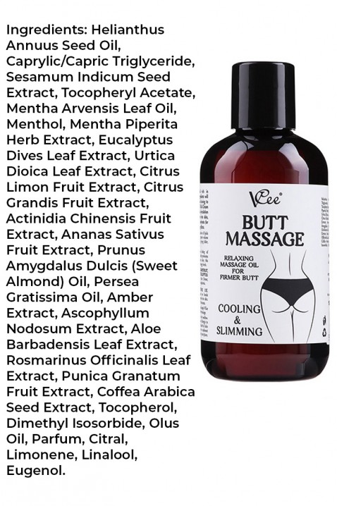 Krema za masažu stražnjice VCee BUTT MASSAGE RELAXING OILIVET.HR - MODERNA ODJEĆA