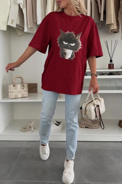 Majica CELEA RED, Boja: crvena, IVET.HR - MODERNA ODJEĆA