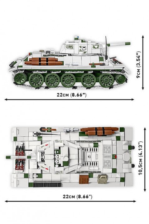 Konstruktor Cobi tenk T-34/76 mod - dijelovi 852IVET.HR - MODERNA ODJEĆA