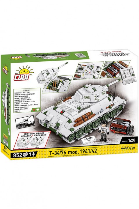 Konstruktor Cobi tenk T-34/76 mod - dijelovi 852IVET.HR - MODERNA ODJEĆA