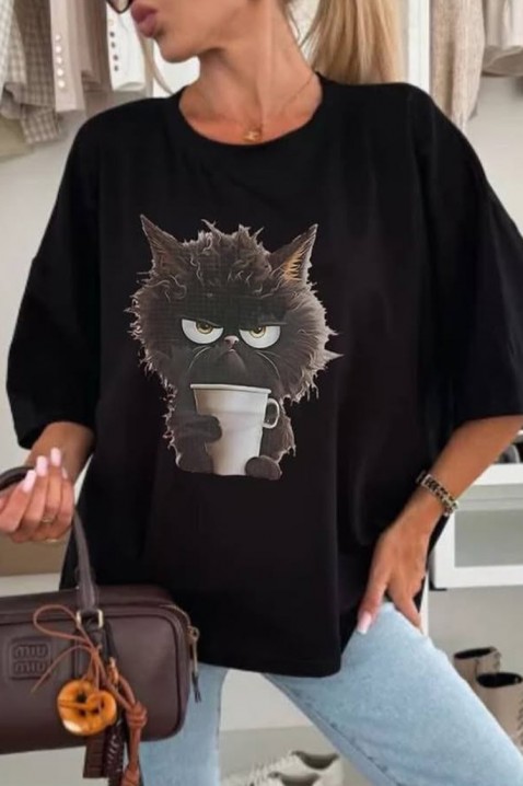 Majica CELEA BLACK, Boja: crna, IVET.HR - MODERNA ODJEĆA