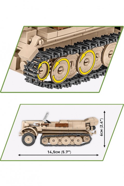 Konstruktor Cobi traktor T-34/76 mod - dijelovi 283IVET.HR - MODERNA ODJEĆA