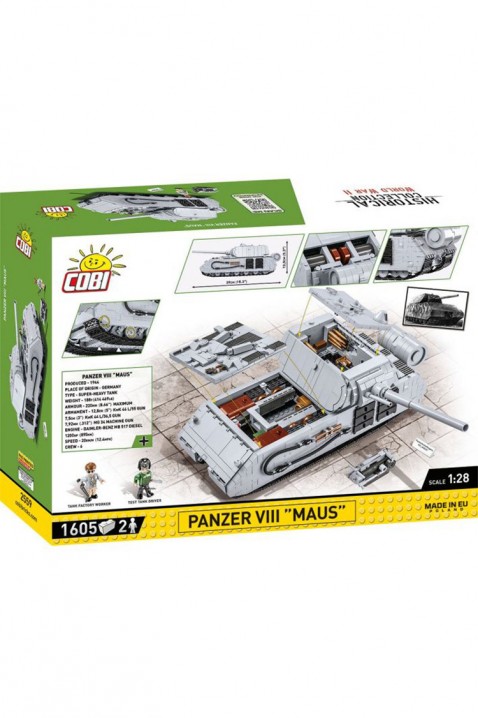 Konstruktor Cobi tenk panzer VIII maus- dijelovi 1605IVET.HR - MODERNA ODJEĆA